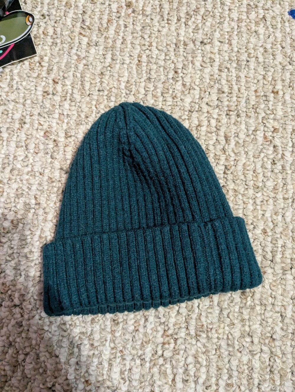 teal beanie